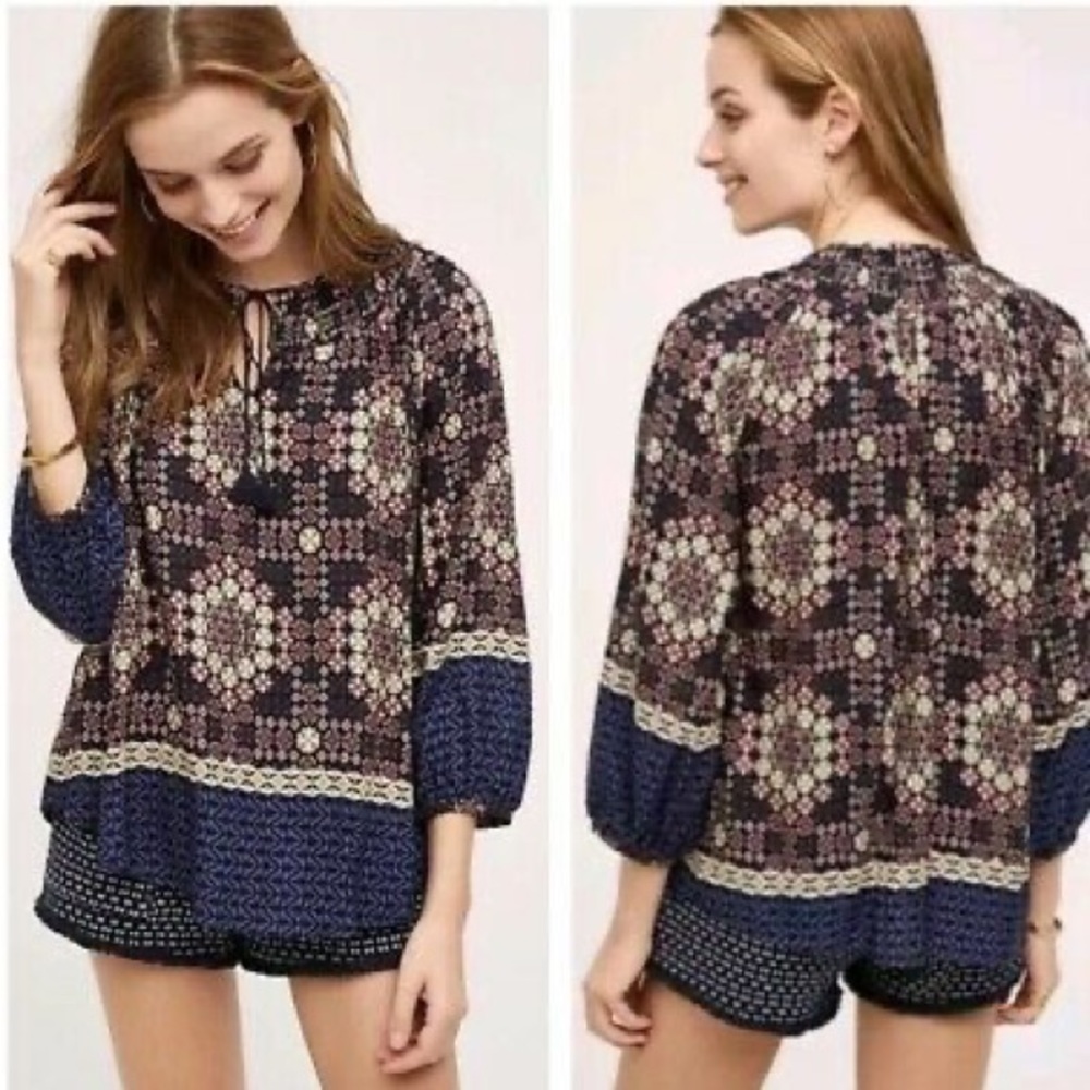 Anthropologie 1.1.TYLHO Kay Peasant Top